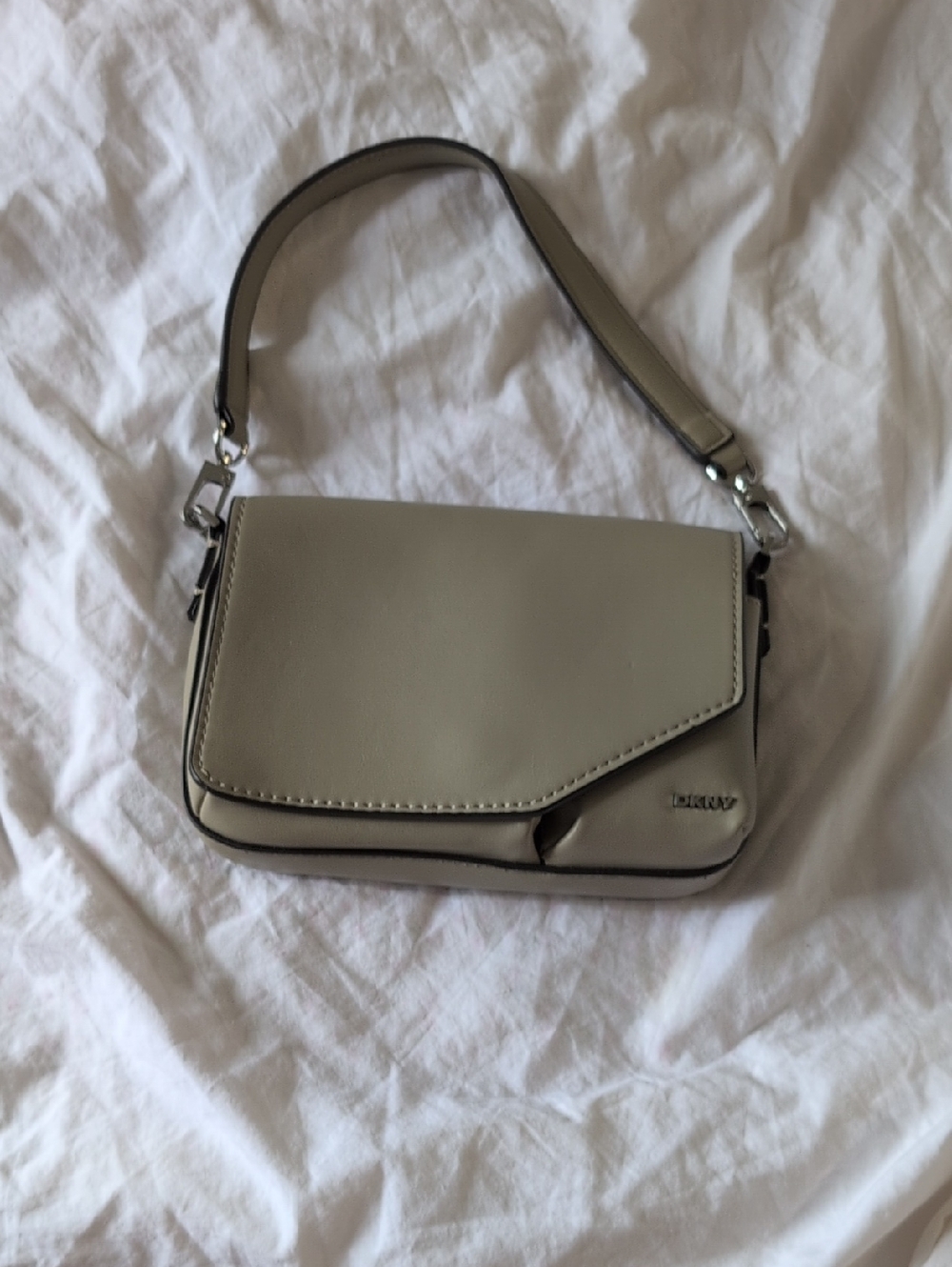 Like new DKNY taupe mini bag